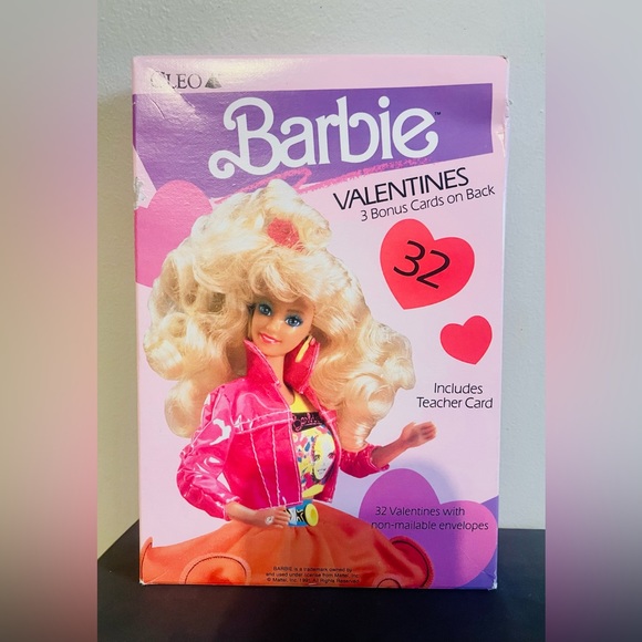 💗VINTAGE 1991 BARBIE VALENTINE’S DAY CARDS💗 - Picture 4 of 10